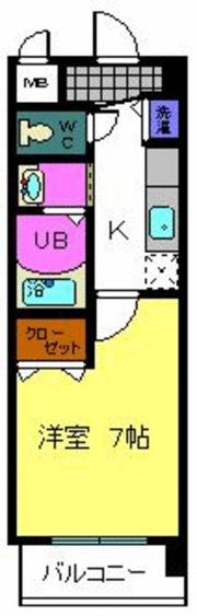 ベルドミール末広五番館の間取り画像