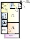 フジパレス弥刀駅東の間取り画像