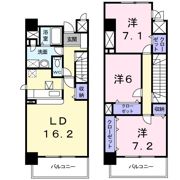 メルヴェイユ－山本の間取り画像