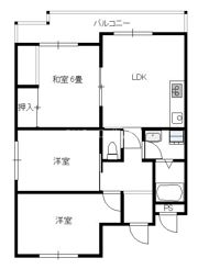 ジョイフルオオイシ3号館の間取り画像