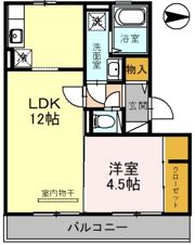 レフィナードカルチェの間取り画像