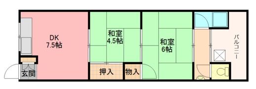 山田マンションの間取り画像