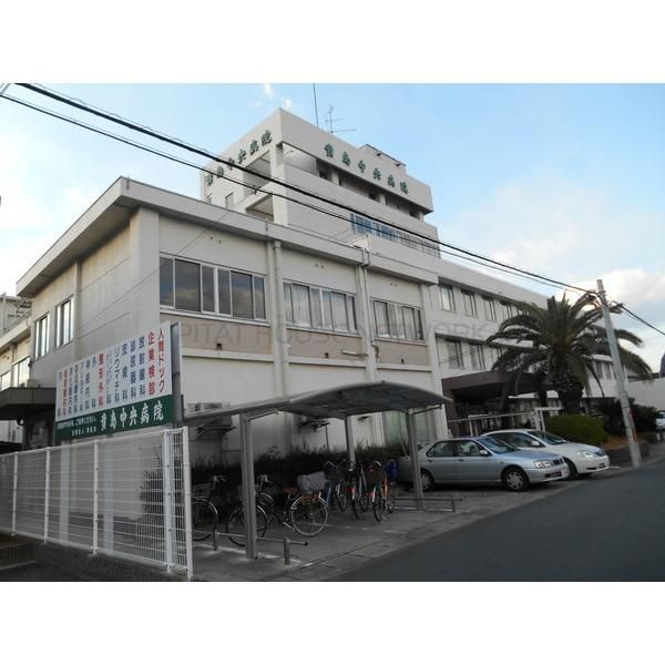 近くの医療法人貴島中央病院まで1,155m（徒歩15分）