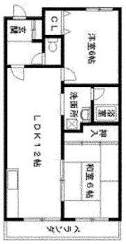 久宝寺西田マンションの間取り画像