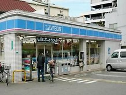 近くのローソン 平野南四丁目店まで329m（徒歩5分）