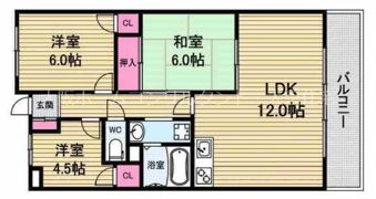 ドゥヴァンルパルク川村の間取り画像
