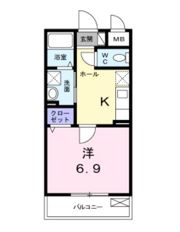 美・スリズィエの間取り画像