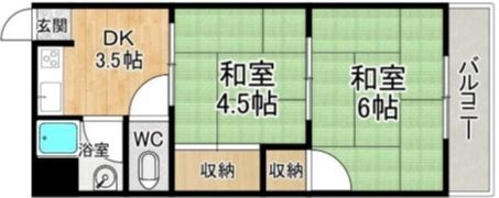 中澤マンションの間取り画像