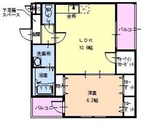 フェリーチェ弓削の間取り画像