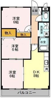 グランドゥールの間取り画像