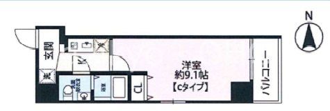 ヒルズ八尾本町の間取り画像