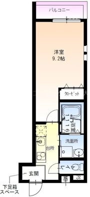 フジパレス岩田町ノースの間取り画像