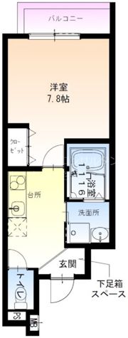 フジパレス岩田町ノースの間取り画像