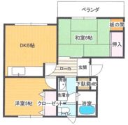 マンション九十九の間取り画像