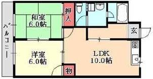エバーグリーンの間取り画像
