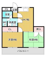 アクティ金田の間取り画像