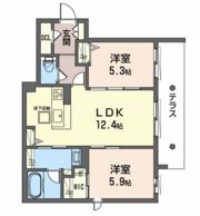 シャーメゾン ビスカリアの間取り画像