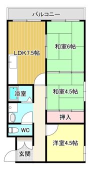 ロイヤル八尾の間取り画像