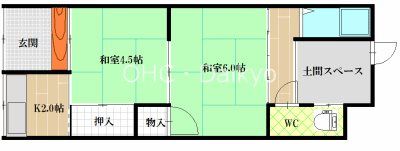 南本町4丁目平屋の間取り画像