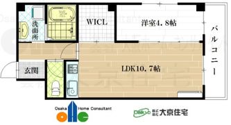 ピオニー久宝寺の間取り画像