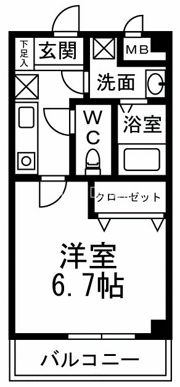 モアナコートの間取り画像