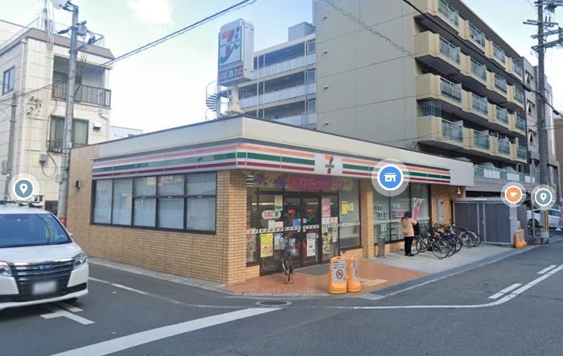 近くのセブンイレブン 東大阪長栄寺店まで162m(徒歩3分)