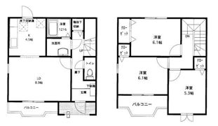 南小阪合ハイツの間取り画像