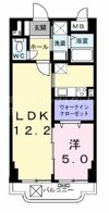 アプリコット こさかの間取り画像