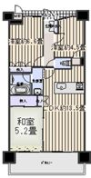 藤和八尾駅前ホームズの間取り画像
