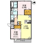ボースウィングス竹渕東の間取り画像