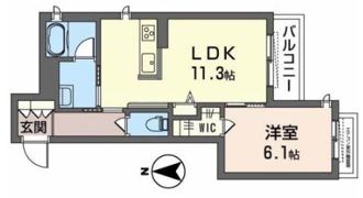 ル ボヌール ヤエの間取り画像
