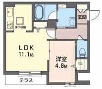 ル ボヌール ヤエの間取り画像