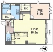 シャーメゾン ル ボヌールの間取り画像
