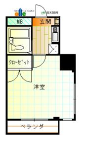 メルベーユ友井の間取り画像