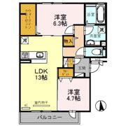 パルティーレの間取り画像