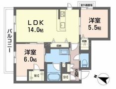 シャーメゾン ブランシュの間取り画像