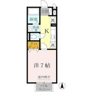 クリエ西山本の間取り画像