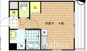 C.REST八尾（クレスト八尾）の間取り画像