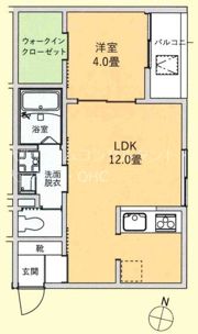 リビングライフ八尾山本の間取り画像