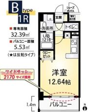 パレフルールの間取り画像