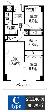 バルカポンテの間取り画像