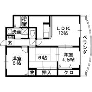 ウエストリバー山本の間取り画像