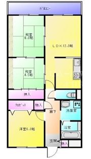 グランヴィラ八尾の間取り画像