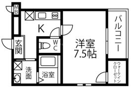 ベルドミール末広六番館の間取り画像