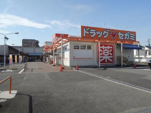 近くのドラッグセガミ 旭ヶ丘店まで168m（徒歩3分）