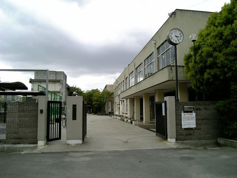 近くの八尾市立大正中学校まで3,241m（徒歩41分）