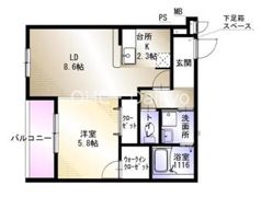 グランリーオ竹渕の間取り画像