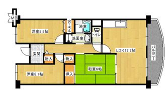 ガーデンライフ旭ヶ丘の間取り画像