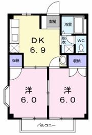 サンライフイナバの間取り画像