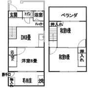 大森一戸建借家 1の間取り画像